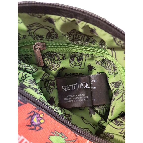 Universal Studios x Loungefly Beetlejuice Lydia Halloween Horror Crossbody - Picture 10 of 11